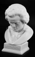 Herendi Beethoven büszt. Mázas és biszkvit porcelán, jelzett (masszába nyomott), m: 20,5 cm
