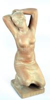 Halmágyi István (1897 - 1987): Női akt. Terrakotta, jelzett, m: 33 cm