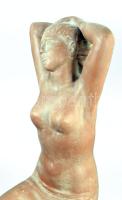 Halmágyi István (1897 - 1987): Női akt. Terrakotta, jelzett, m: 33 cm