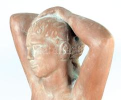 Halmágyi István (1897 - 1987): Női akt. Terrakotta, jelzett, m: 33 cm