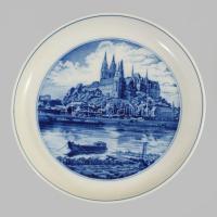 Meissen dísztál. Jelzett, kardos jelzés, hibátlan, d: 17,5 cm