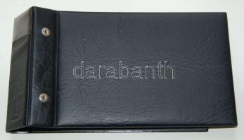 Lindner bankjegytartó album befűzve 47 hely 125x210mm-es bankjegyméretig,új állapotban