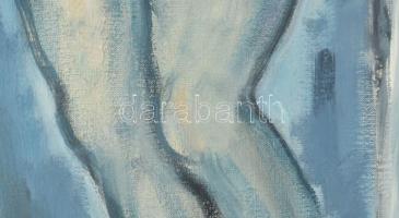 Jelzés nélkül, 1920-40 körül: Női aktok. Olaj, vászon. Dekoratív fakeretben. 80×60 cm