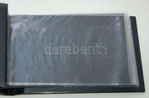 Lindner bankjegytartó album befűzve 47 hely 125x210mm-es bankjegyméretig,új állapotban