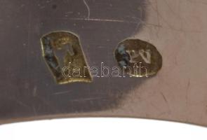 Gyűrű, nagy akvamarinnal, sárga arany 14K jelzett 7,26 g m: 60 kő 10 mm