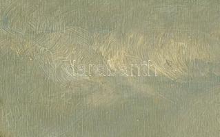 Kurländer István (-), működött a XX. sz. első felében: Utcarészlet. Olaj, fa, jelzett. Dekoratív fak...