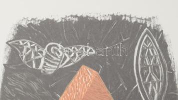 Stefanovits Péter (1947-): Ősz, 1995. Szitanyomat, papír, jelzett. Művészpéldány E.A. IV/V. számozás...