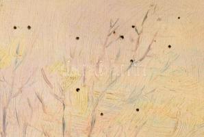 Kovács Jenő József (1884-1961): Táj. Olaj, fa. Jelzett. Sérült. Fakeretben. 40x49 cm