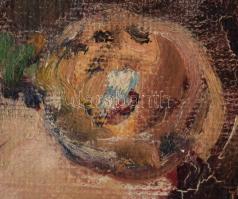 Jelzés nélkül (Vigh Bertalan?): Portré. Olaj, vászon. Hátoldalán Szabó György Képszalon 1920-40 körü...