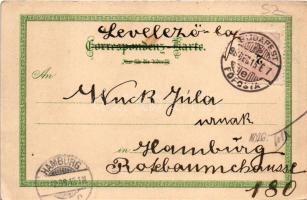 1898 Humoros művészlap fürdőzőkkel. Carl Otto Hayd No. 440. / humour art postcard with bathers. lith...