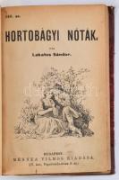 15 elbeszélés Méhner Vilmos kiadásában, közte Hortobágyi nóták, Tiszavidéki nóták. Félvászon kötés, ...