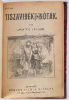 15 elbeszélés Méhner Vilmos kiadásában, közte Hortobágyi nóták, Tiszavidéki nóták. Félvászon kötés, ...