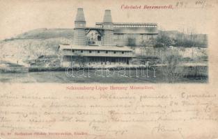 1899 Beremend Schaumburg-Lippe Herceg mészművei (EB)