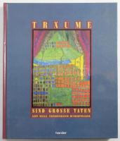 Träume sind große Taten. Gedichte von Sepp Wille. Bilder von Friedensreich Hundertwasser. Freiburg - Basel - Wien,1993,Herder. Friedensreich Hundertwasser (1928-2000) osztrák építész, festő és filozófus képeivel illusztrált.  Kiadói kartonált papírkötés.