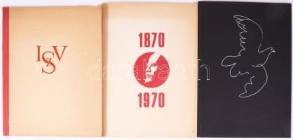 3 db - 1870-1970; Békét a világnak; Sztálin élete képekben. Kötetenként változó kötésben, jó állapotban.