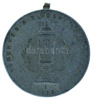 1955. "Törekvés SE Üzemi Bajnokság" kétoldalas fém díjérem, füllel (40mm) T:AU,XF