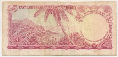 Kelet-Karibi Államok / Antigua &amp; Barbuda DN (1965) 1$ "B11 784854" T:F
East Carib...