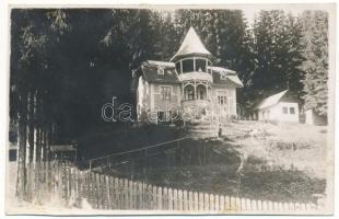 1934 Borszék, Borsec; villa. photo (vágott / cut)