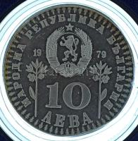 Bulgária 1979. 10L Ag "Nemzetközi Gyermekév" műanyag tokban, tanúsítvánnyal T:PP patina
B...