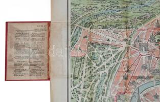 cca 1890 Nouveau Paris Monumental, vászonkötésben, sérült, 56×75 cm