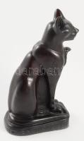 Egyiptomi macska asztaldísz, m: 14,5 cm