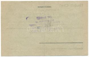 Budapest V. Mojzer Gyula kaptafa és sámfa készítő műhelyének reklámja. Molnár utca 29. (fa)