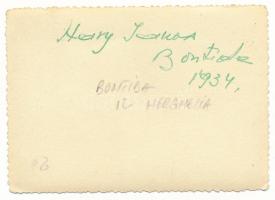 1934 Bonchida, Bontida; istálló / stable. photo (non PC) (8,4 x 6 cm) (EK)