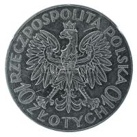 Lengyelország 1933. 10Zl Ag "Romauld Traugutt / Az 1863-as felkelés 70. évfordulója" T:AU ...