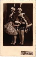 1936 Budapest XV. Rákospalota, hölgyek. Foto Sütő photo