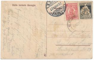 1927 Feredőgyógy, Fürdőgyógy, Algyógyfürdő, Baile Geoagiu, Feredeu; Baile termaler / termálfürdő / s...