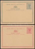 Sierra Leone 2 klf használatlan UPU díjjegyes levelezőlap