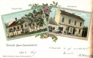 Dunaszerdahely with Town hall and the Yellow Castle