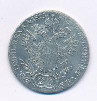 1825E 20kr Ag "I. Ferenc" Gyulafehérvár T:F ph., karc Hungary 1825E 20 Kreuzer Ag "Franz I" Alba Iulia C:F edge error, scratch Unger III.: 1380.b, Huszár: 1980, Adamo C33