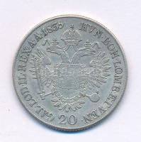 1835B 20kr Ag "I. Ferenc" T:VF Hungary 1835B 20 Kreuzer Ag "Franz I" C:VF Unger III.: 1381.a, Huszár: 1982.