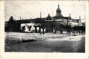 1939 Budapest XXIII. Soroksár, Községháza, HÉV (Helyiérdekű Vasút) megállóhely, vasútállomás (fl)