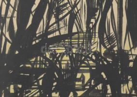 Olvashatatlan (Marosi?) jelzéssel: Női aktok. Vegyes technika, papír, üvegezett fakeretben, 22,5×21,...