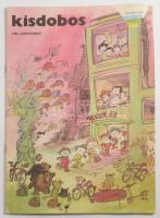 1986-1988 A Kisdobos c. ifjúsági magazin 13 db vegyes száma, az egyik szám széteső állapotban
