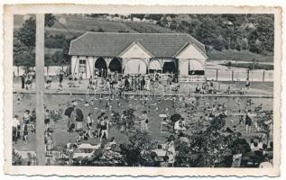 1940 Aknasugatag, Ocna Sugatag; fürdőrészlet, fürdőzők / spa, bathers (fl)