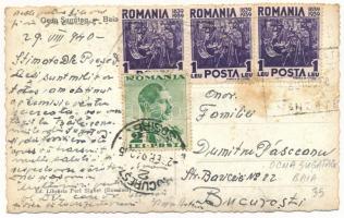 1940 Aknasugatag, Ocna Sugatag; fürdőrészlet, fürdőzők / spa, bathers (fl)