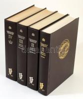 Bartucz Lajos et al.: Magyar föld, magyar faj. 1-4. köt. Szekszárd, 1993-1990-1991, Babits-Magyar Amerikai Kiadó Rt. Reprint. Kiadói műbőr-kötés, jó állapotban.