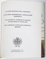 25 éves a Borsodi Vegyi Kombinát. Kazincbarcika, 1974. Kiadói műbőr kötés, gerinc sérült, kopottas á...
