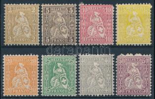 Svájc 8 klf Ülő Helvetia bélyeg