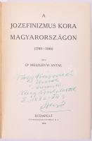 Meszlényi Antal: A jozefinizmus kora Magyarországon (1780-1846). Bp., 1934, szerzői kiadás (Stephane...