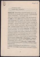 1979 Lóska Lajos: Fogalomtárgyiasító Szemethy Imre grafikáiról. Gépelt kézirat, helyenként kézzel írt javításokkal, 10 p.