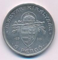 1938. 5P Ag "Szent István" T:XF ph. Adamo P8.1