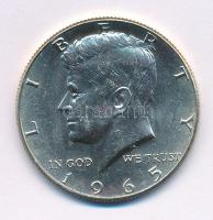Amerikai Egyesült Államok 1965. 1/2$ Ag "Kennedy" T:AU  USA 1965. 1/2 Dollar Ag "Kennedy" C:AU Krause KM#202a