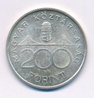 1993. 200Ft Ag "MNB" T:AU Adamo F13