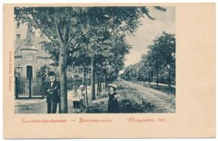 Budapest XVI. Mátyásföld, Beniczky utca, Kaczvinczky nyaraló, villa. Divald Károly kiadása, Strelisky felvétele (EK)