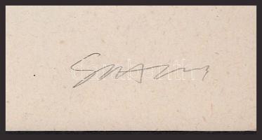 1984 Szirányi István (1951-) festőművész, grafikus aláírt kiállítási posztere, 32,5x22 cm