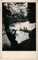 Lillafüred (Miskolc), Hámori tó részlete (gyűrődés / crease)